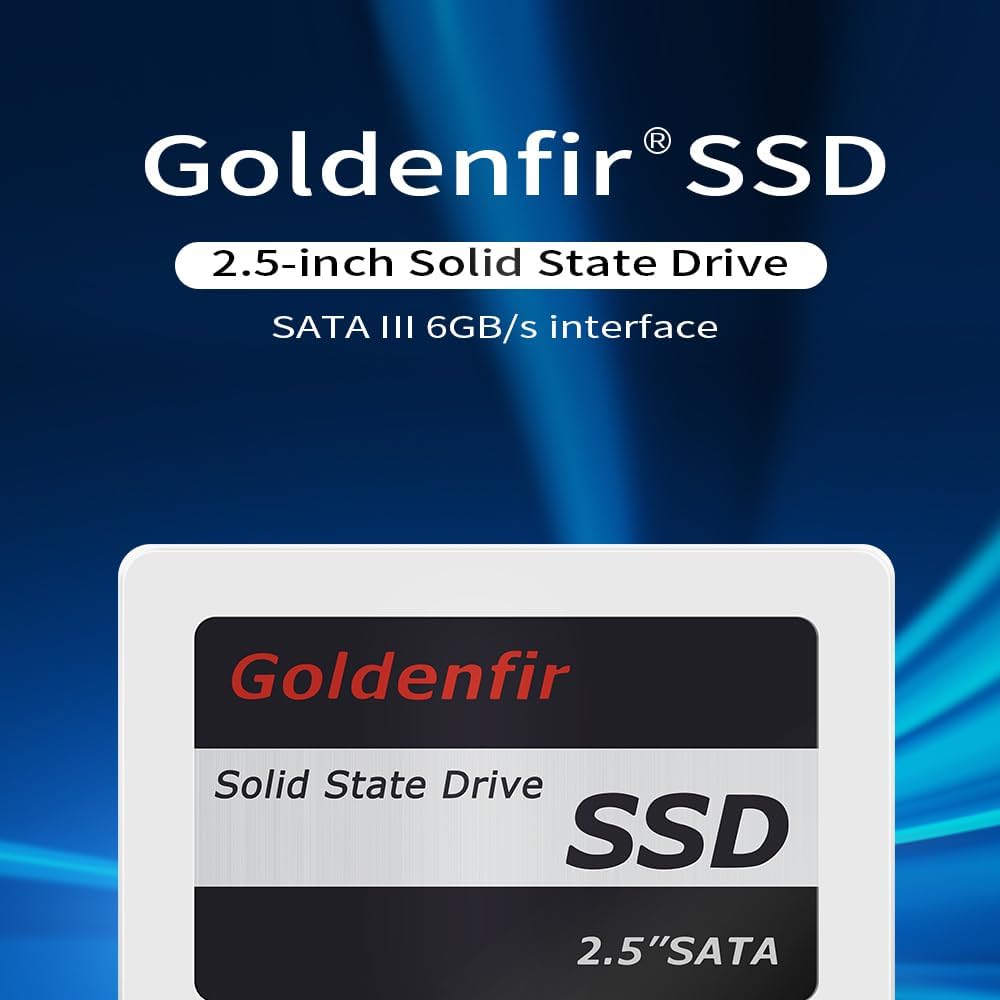 2.5 SATA SSD T650-128GB Internal SSD for Desktops and Laptops White (T650-1TB White)