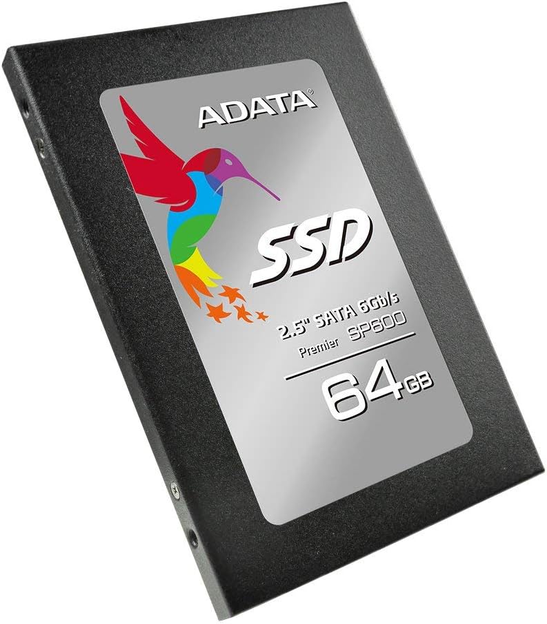 ADATA Premier SP600 64 GB 2.5 SATA III 6 Gb/s Read up to 550MB/s Solid State Drive (ASP600S3-64GM-C)
