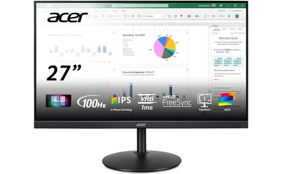 affordable 27 inch acer monitor