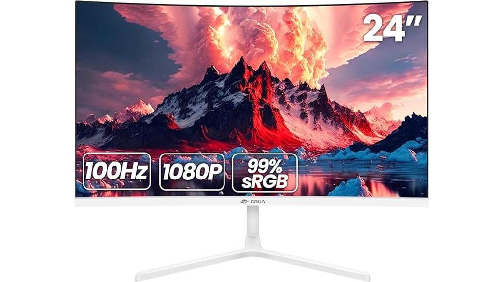 curved monitor detailed review