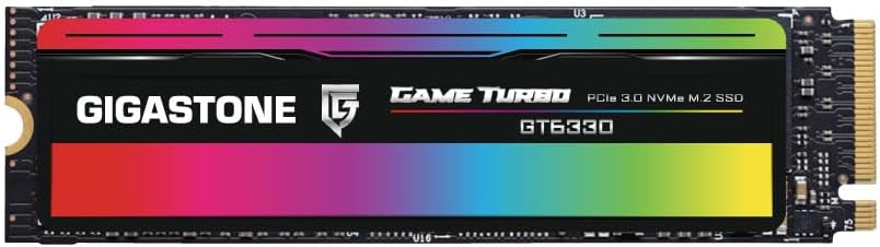 GIGASTONE SSD 1TB NVMe Gen 3 Gaming M.2 Internal Solid State Hard Drive PCIe 3.0x4 Upgrade PC or Laptop Storage and Memory Expansion for Gaming Graphics Creators IT Pros GT6330 Maximum Speed 3,500MB/s