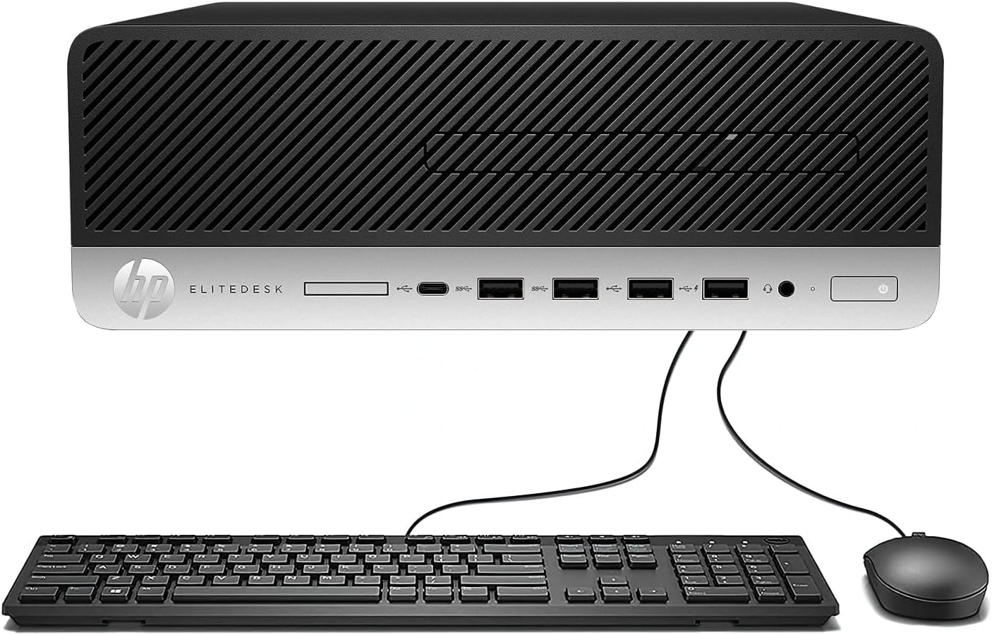 HP EliteDesk 705 G4 SFF Desktop, AMD A10-9700 3.5GHz, 16GB RAM, 1TB SSD, WiFi, BT, Mouse and Keyboard, Windows 10 Pro(Renewed)