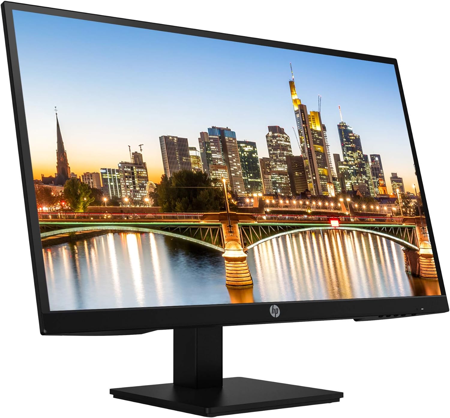 HP P27h G4 27 Inch FHD IPS LED-Backlit LCD 2-Pack Monitor Bundle with HDMI, Integrated Speakers, Blue Light Filter, Dual Monitor Stand, MK270 Wireless Keyboard and Mouse, Gel Pad