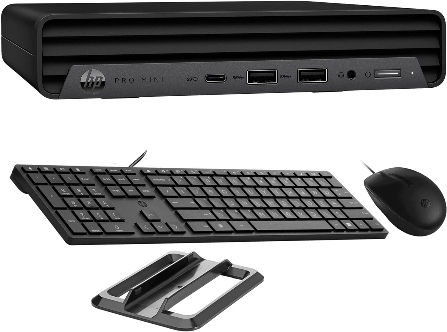 HP ProDesk 400 G9 Mini Business Desktop Computer, 12th Intel 12-Cores i7-12700T up to 4.7GHz, 16GB DDR4 RAM, 512GB PCIe SSD, WiFi 6, Bluetooth 5.2, Type-C, Keyboard and Mouse, Windows 11 Pro, AZ-XUT