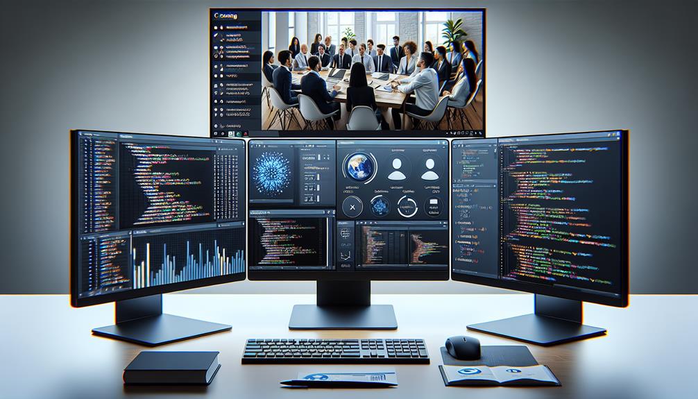 increase productivity with multi monitors