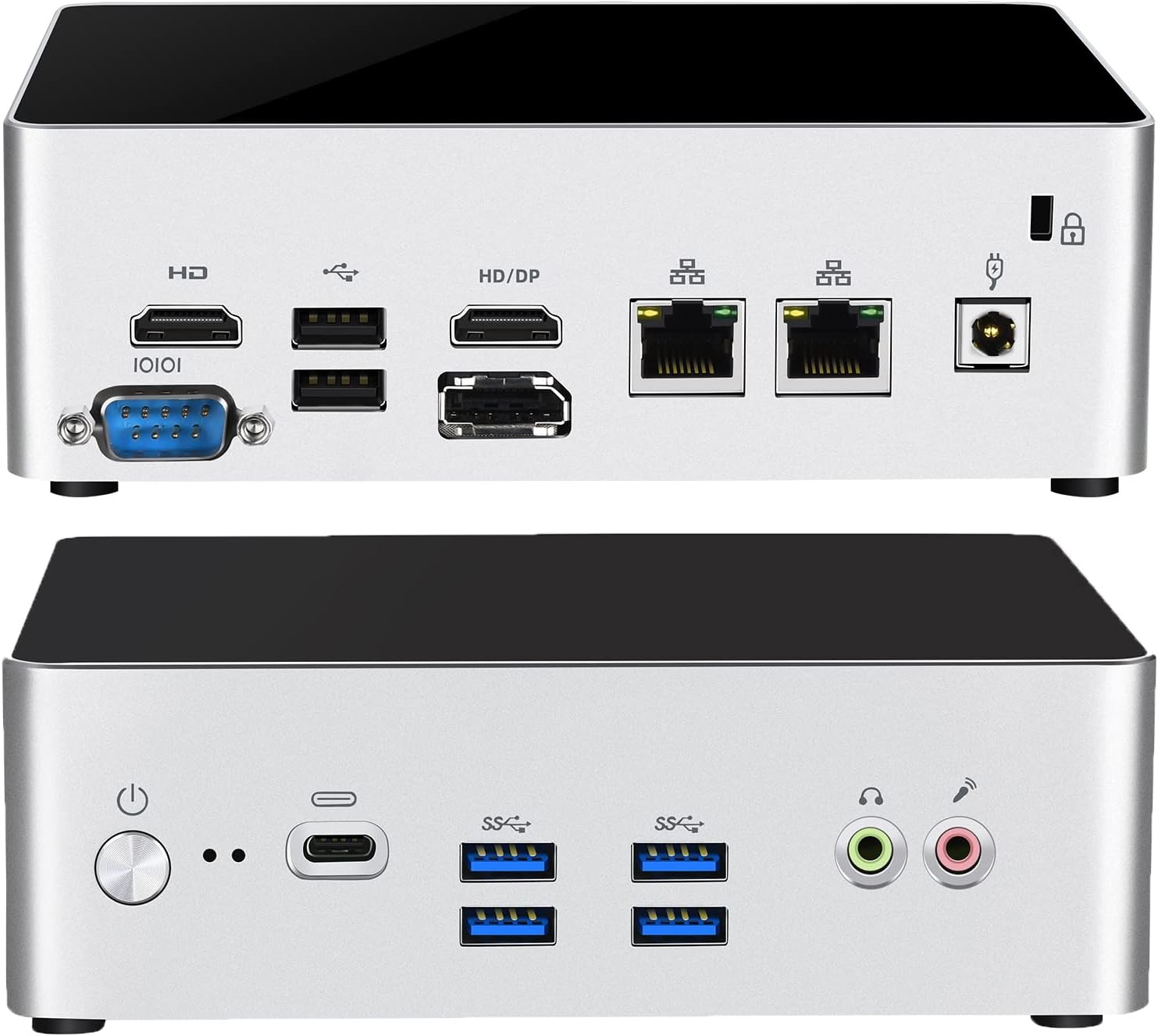Intel 13th Mini PC i7 Thunderbolt 4 i7-1360P/1380P Mini Desktop Computer Max 5.0GHz Dual Channel DDR5/SSD 32GB RAM 1TB NVME SSD, Dual 2.5GBe Ethernet Mini PC, 8K Dual HDMI Display/BT5.2/WiFi ax