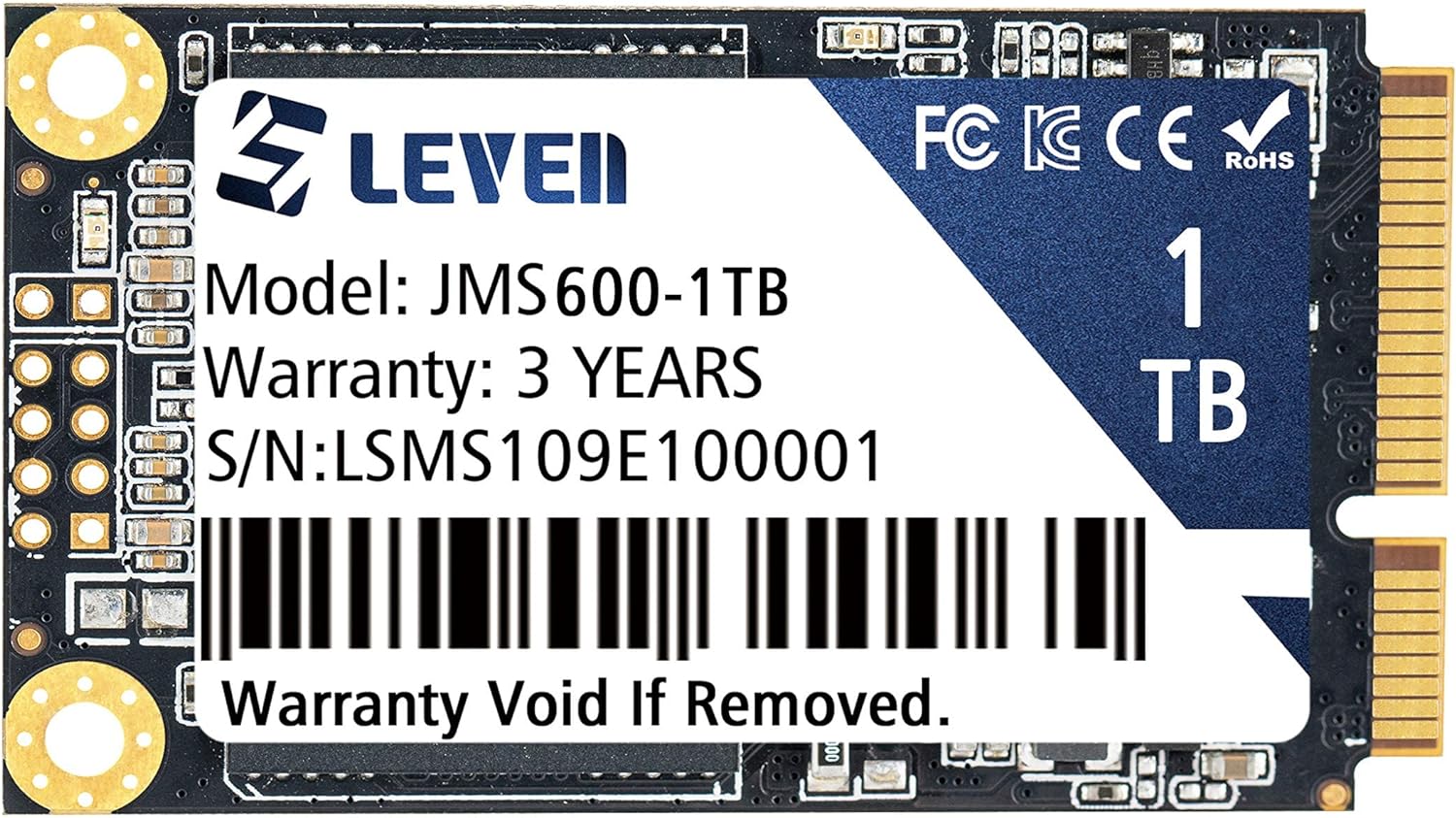 LEVEN JPS800 2TB PCIe Gen4 Speed up to 5,000MB/s, 3D NAND NVMe M.2 SSD with Thermal Pad and Heat Sink