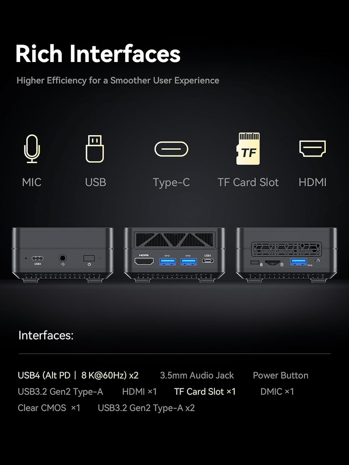 MINISFORUM NAD9 Mini PC Intel Core i9-12900H 14 Core up to 5.0 GHz, 32 GB RAM/512GB SSD Mini Desktop Computer, 2x HDMI+2x USB-C Output, 2x 2.5 inch HDD Slot, 2.5G RJ45 Port, Iris Xe Graphics Gaming PC