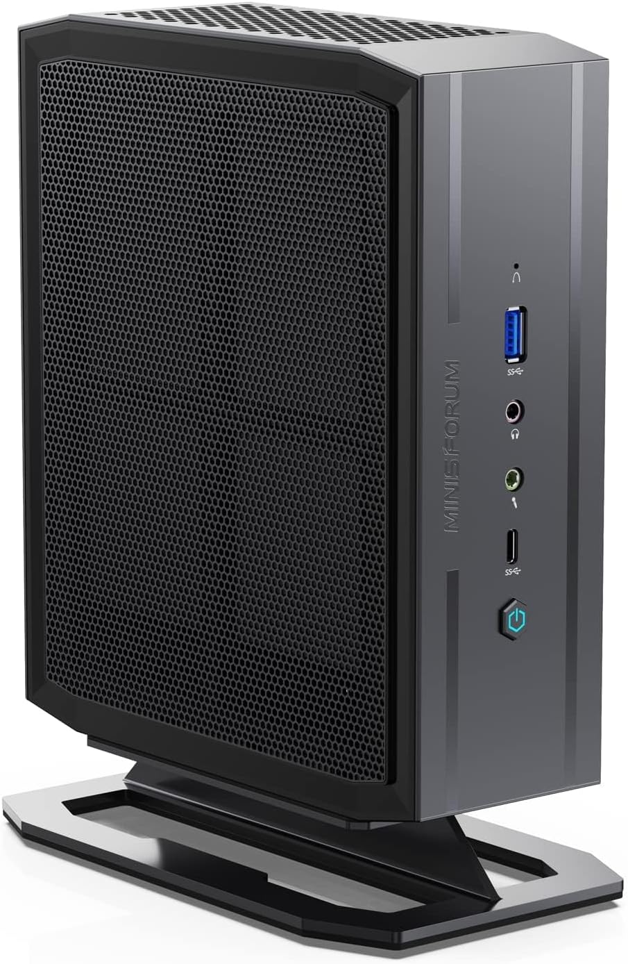 MINISFORUM Neptune Series HN2673 Mini PC 12th Gen Core i7-12650H(10C/16T) Gaming PC, 32GB RAM 512GB SSD, 2xHDMI/2xUSB-C 4K@60Hz Outputs, 2X HDD Slot, WiFi6, 2.5G Lan, Intel Arc A730M Graphics Small PC