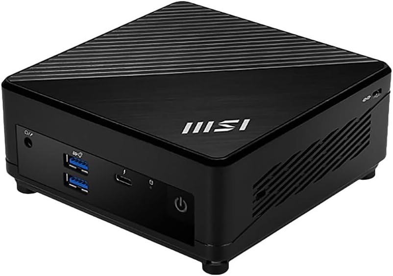 MSI Cubi 5 12M, 0.7L Mini PC, Intel Core i5-1235U, WiFi 6, BT 5.2, Duel LAN, Thunderbolt Type C, Black, Non-OS (12M-015BUS): Cubi 5 (BLK)