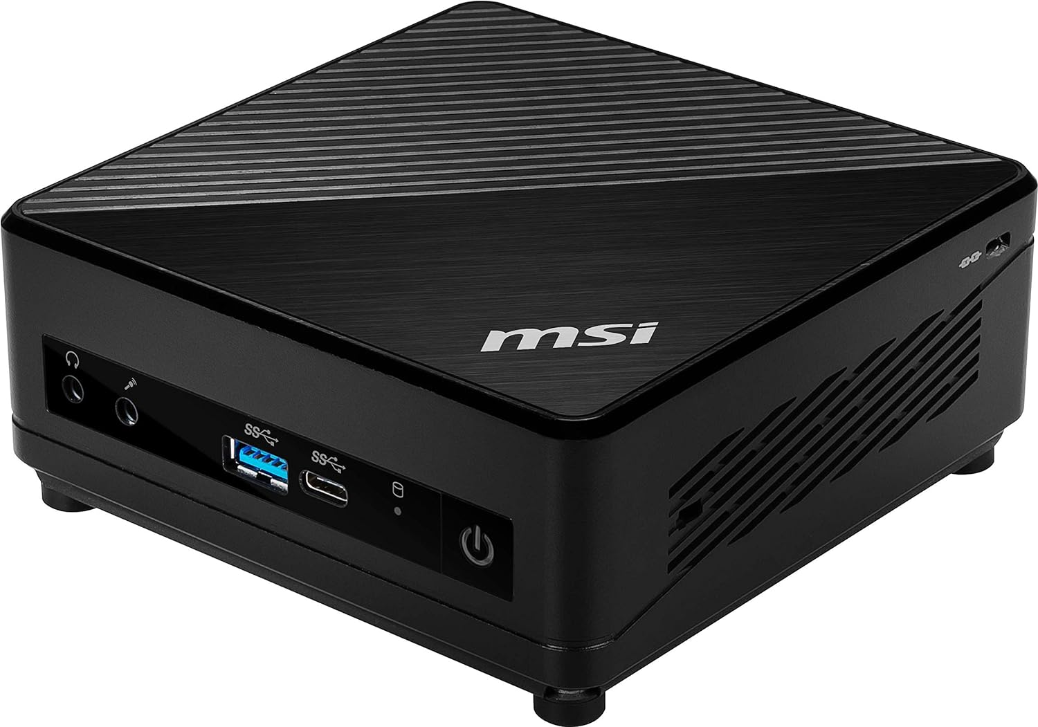 MSI Cubi 5 Mini PC: Intel Core i3-10110U, 8GB DDR4 (1x8GB) 2666MHz, 256GB SSD, WiFi 6, Bluetooth 5.1, USB Type-C, Dual Display, Energy Efficient, Black, Windows 11 Home: 10M-692US (Renewed)