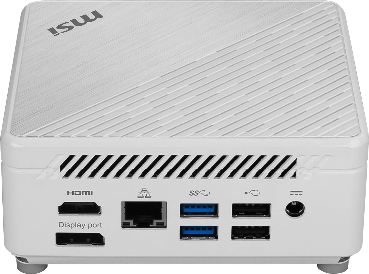 MSI Cubi 5 Mini PC: Intel Core i3-10110U, 8GB Memory, 256GB SSD, WiFi 5, BT 5.1, USB Type-C, Dual Display, Silent, White, Windows 10 Home (10M-269US) (Renewed)