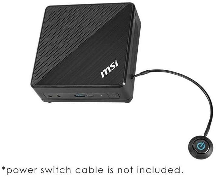 MSI Cubi 5 Mini PC, Intel Core i3-10110U, 8GB Memory, 256GB SSD, WiFi 5, BT 5.1, USB Type-C, Dual Display, Silent, Windows 10 Home (10M-027US) (Renewed)