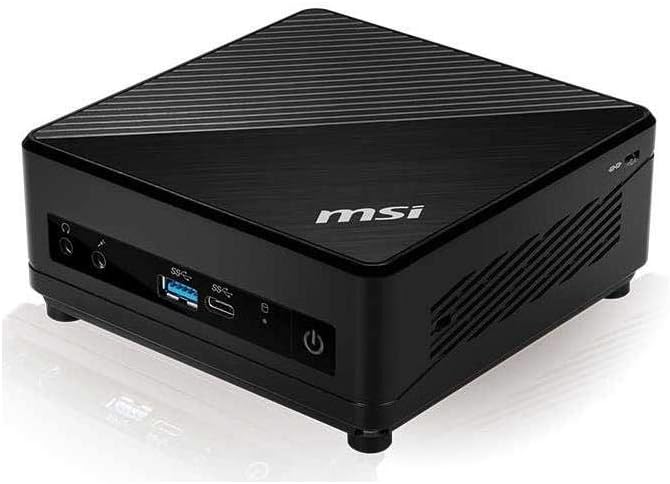 MSI Cubi 5 Mini PC, Intel Core i3-10110U, 8GB Memory, 256GB SSD, WiFi 5, BT 5.1, USB Type-C, Dual Display, Silent, Windows 10 Home (10M-027US) (Renewed)