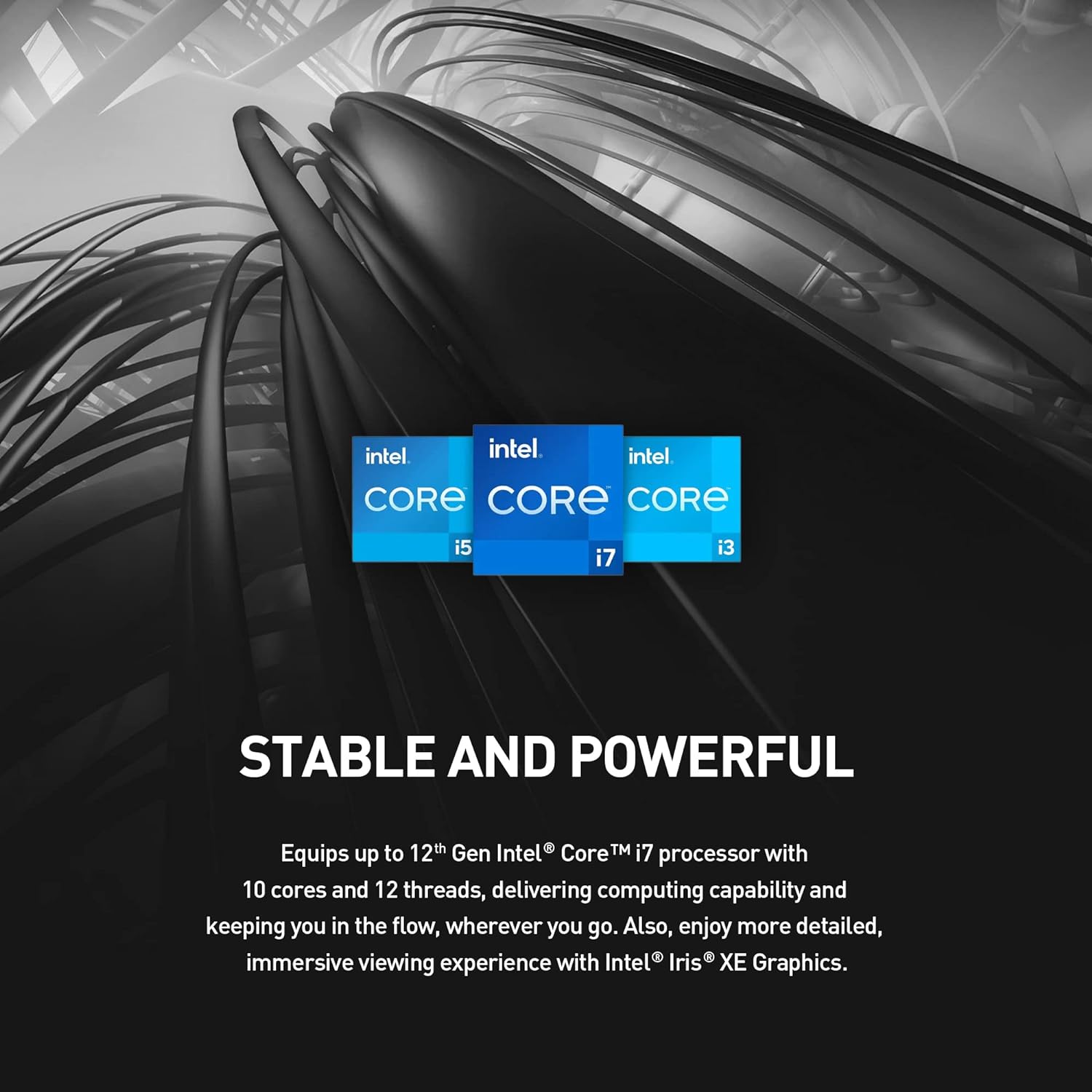 MSI Cubi 5 Mini PC: Intel Core i5-1235U, 8GB DDR4 (1x8GB) 2666MHz, 512GB SSD, WiFi 6E, BT 5.2, Thunderbolt Type-C, Dual Display, Energy Efficient, Black, Windows 11 Home: 12M-029US (Renewed)