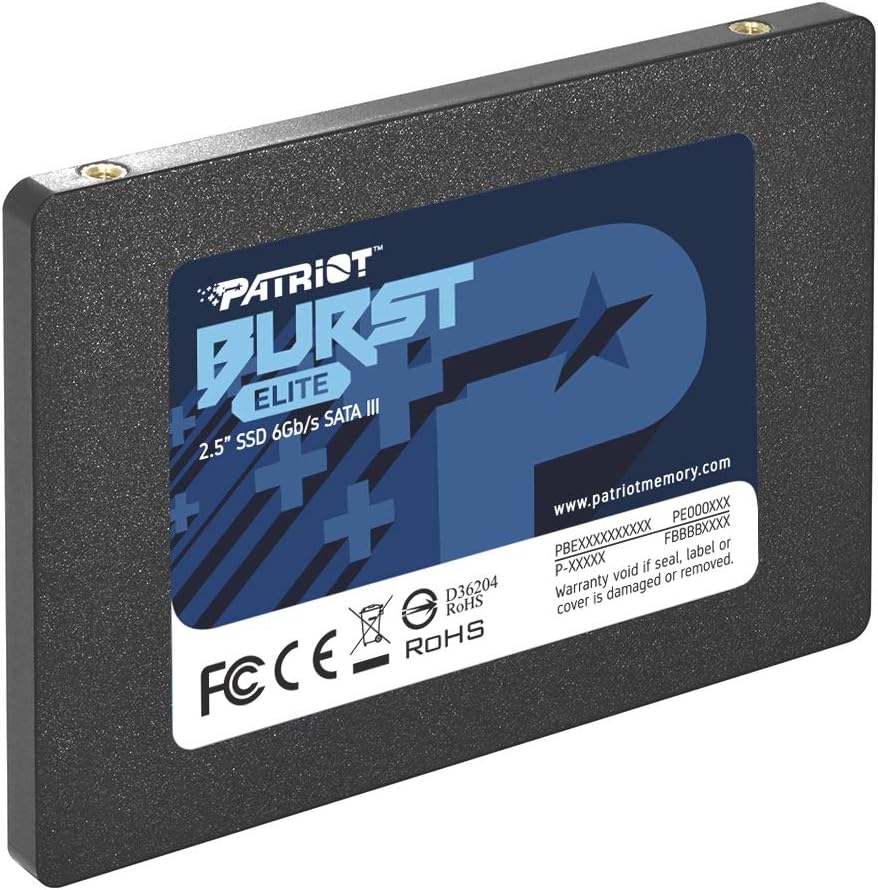 Patriot Burst Elite 1.92TB Internal SSD - SATA 3 2.5 - Solid State Drive - PBE192TS25SSDR