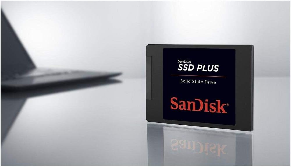 SanDisk SSD PLUS 1TB Internal SSD - SATA III 6 Gb/s, 2.5/7mm, Up to 535 MB/s - SDSSDA-1T00-G26