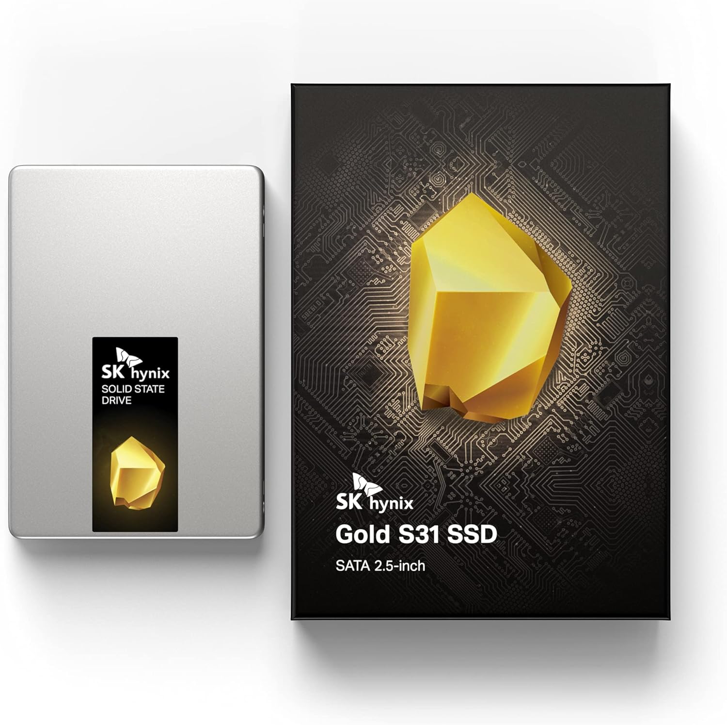 SK hynix Gold S31 1TB SATA Gen3 2.5 inch Internal SSD | SSD 1TB | Up to 560MB/S | Solid State Drive | Compact 2.5 SSD Form Factor SSD | Internal Solid State Drive | SATA SSD