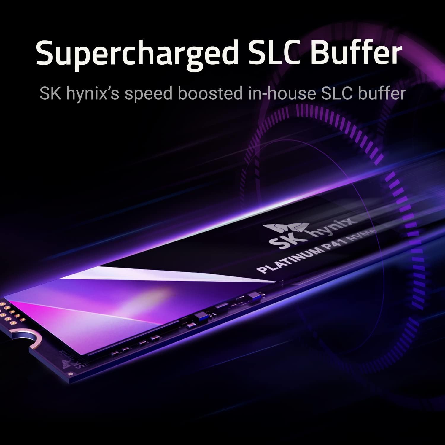 SK hynix Platinum P41 2TB PCIe NVMe Gen4 M.2 2280 Internal Gaming SSD, Up to 7,000MB/S, Compact SSD Form Factor - Solid State Drive with 176-Layer NAND Flash