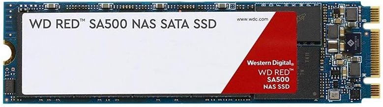 Western Digital 500GB WD Red SA500 NAS 3D NAND Internal SSD - SATA III 6 Gb/s, M.2 2280, Up to 560 MB/s - WDS500G1R0B