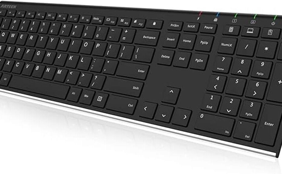 arteck keyboard slim and durable