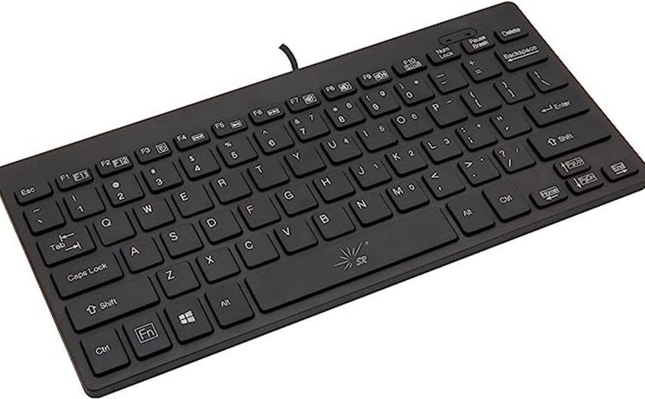 compact keyboard for review