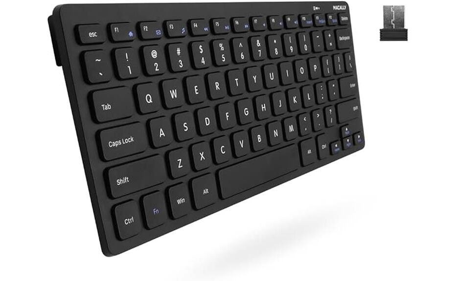 compact wireless keyboard review