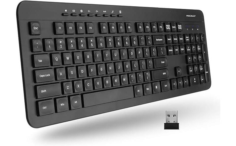 efficient ergonomic wireless keyboard