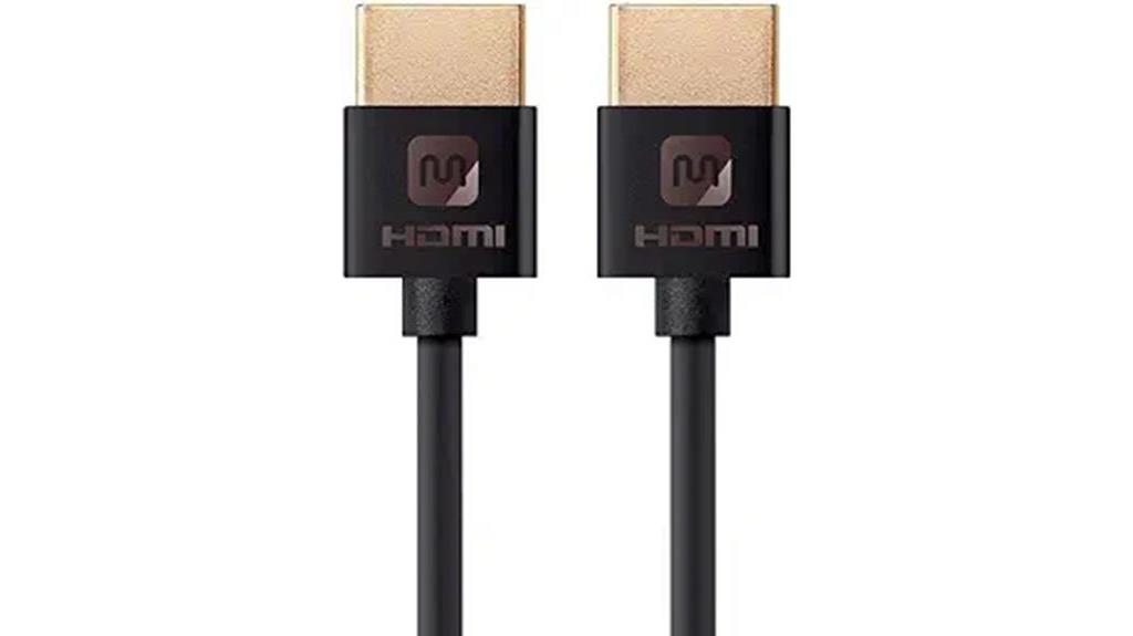 high performance slim cable