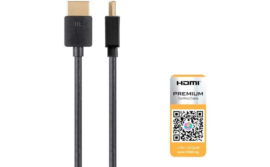 high quality slim hdmi cable