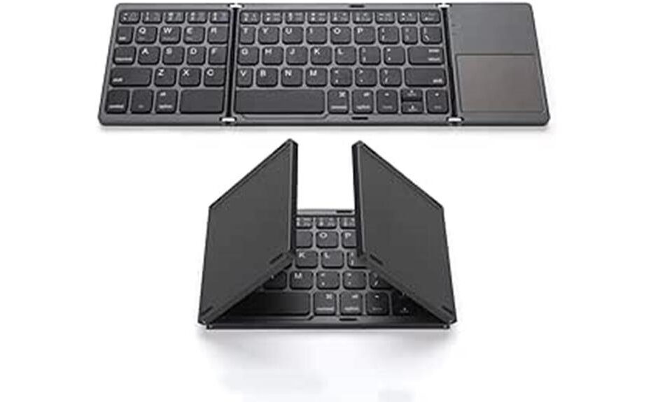 portable bluetooth touchpad keyboard