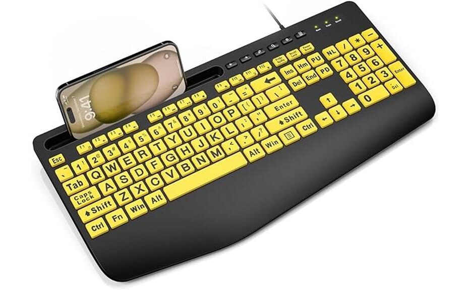 sablute keyboard visibility and comfort