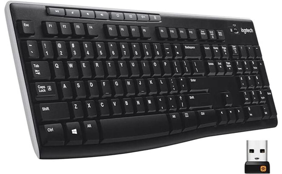 wireless logitech k270 keyboard