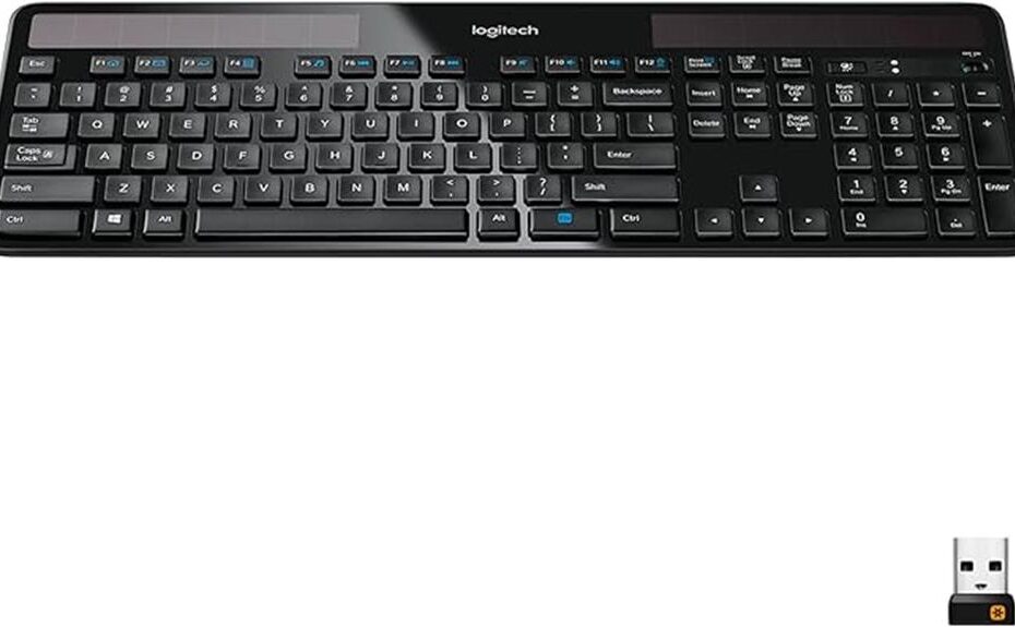 wireless solar powered keyboard review