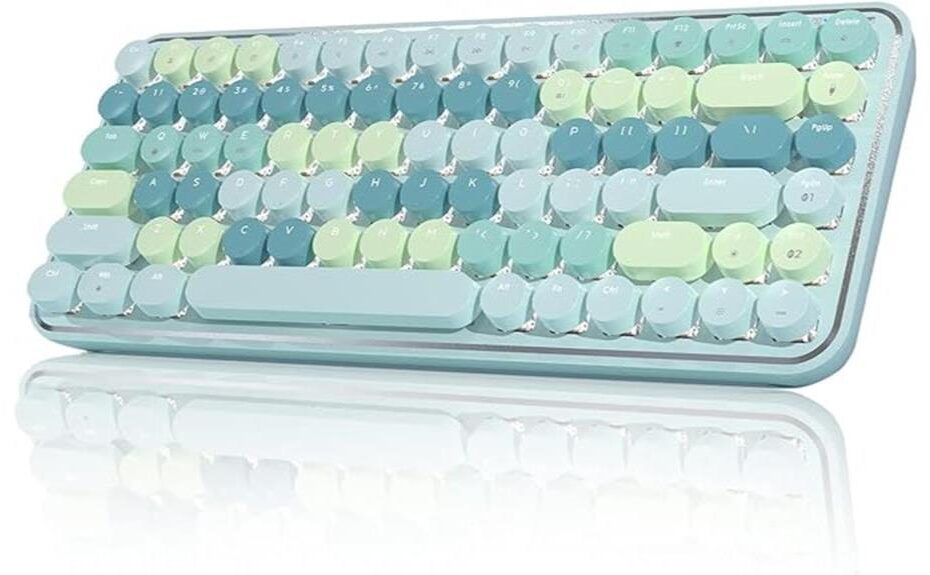 vintage typewriter style keyboard