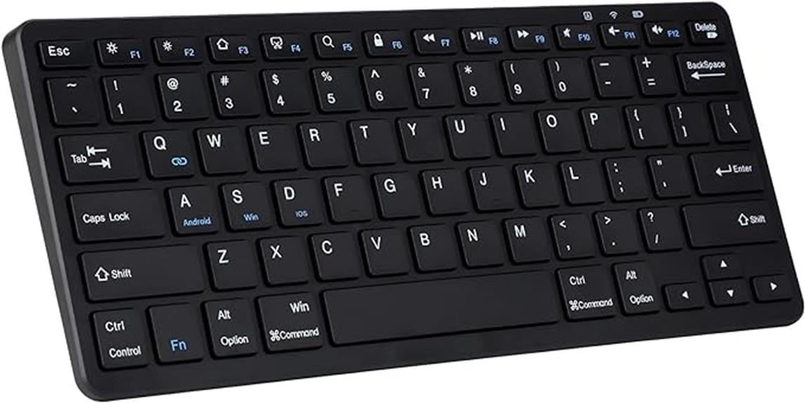 compact keyboard for typing