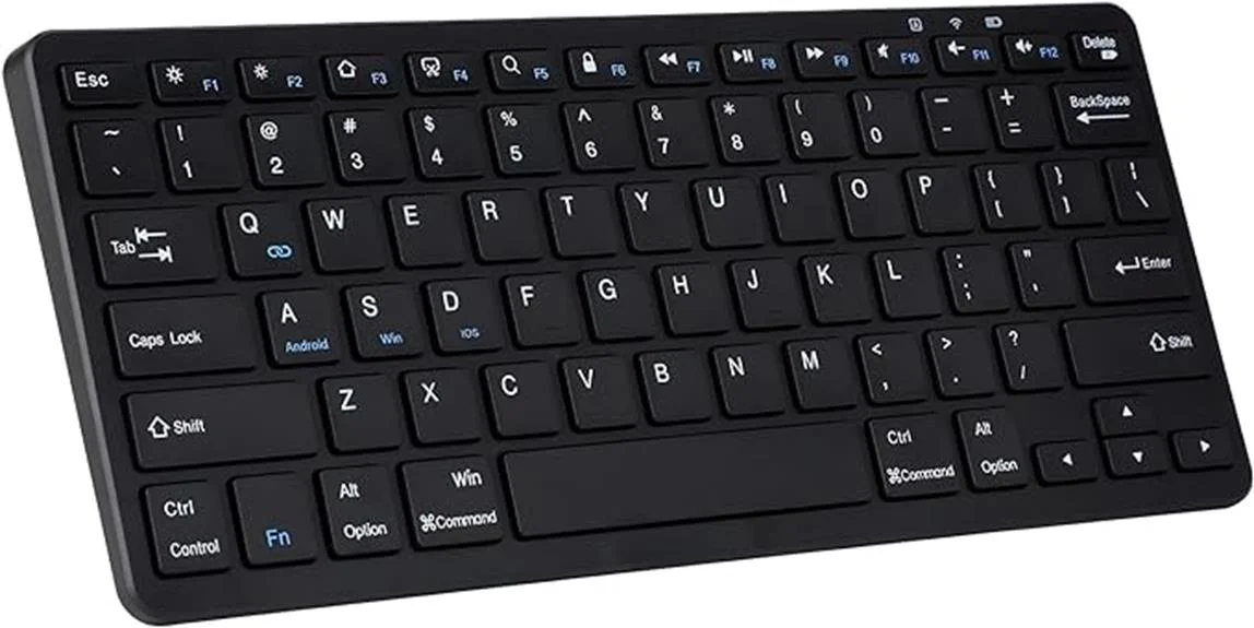 compact keyboard for typing