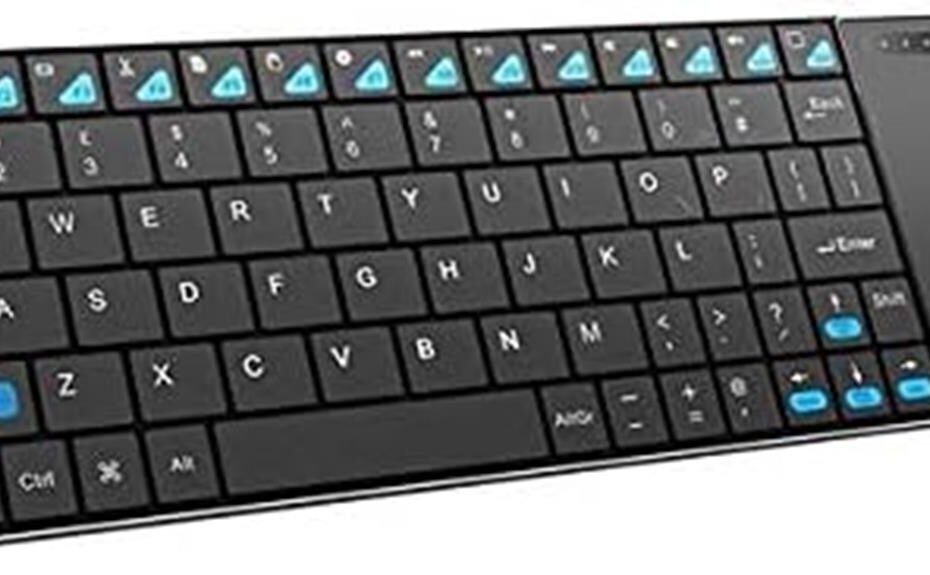compact keyboard with touchpad