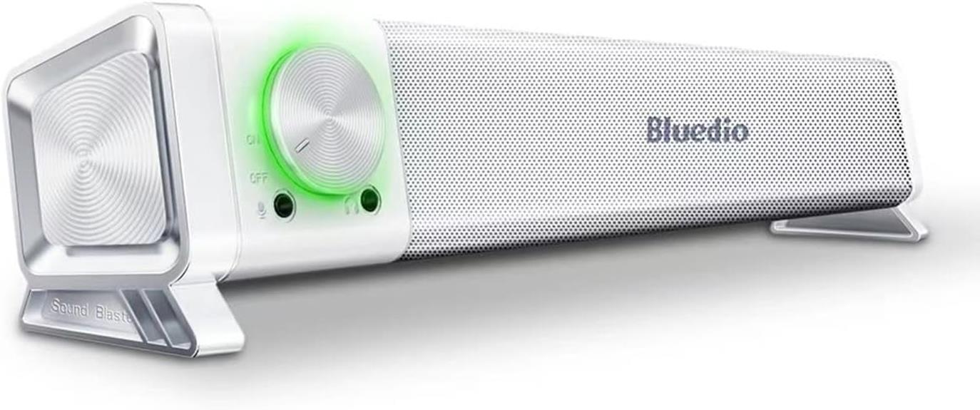 compact soundbar with bass