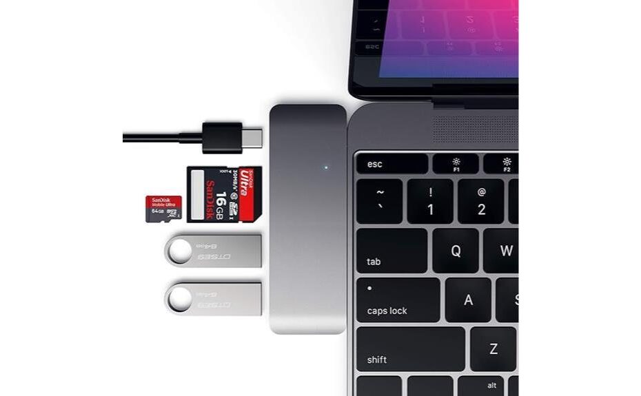 compact usb c 3 in 1 hub