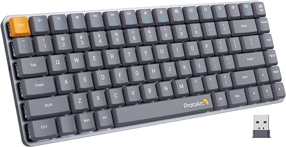 compact wireless mechanical keyboard