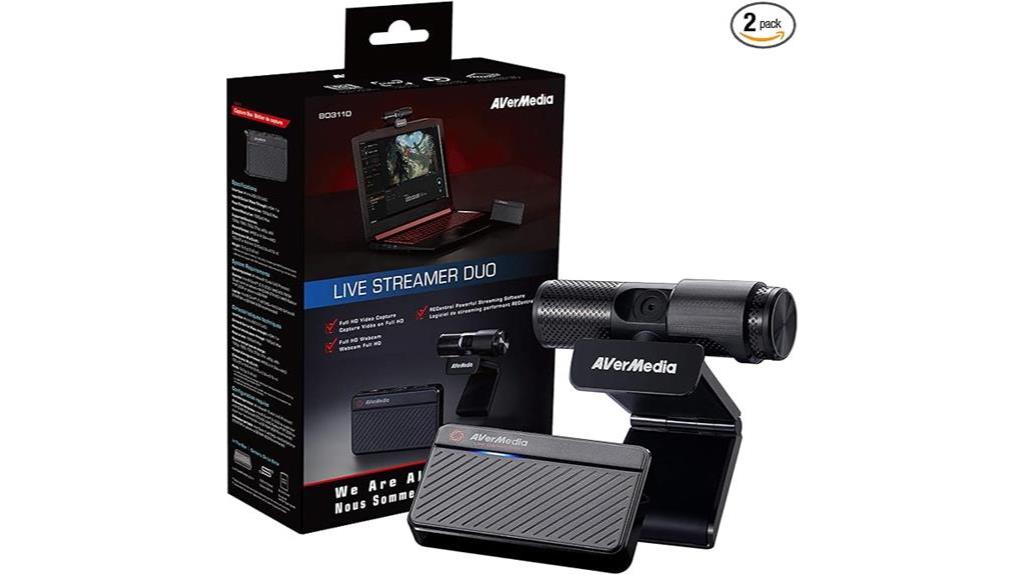 dual camera streaming solution