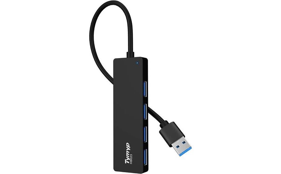 efficient 4 port usb hub