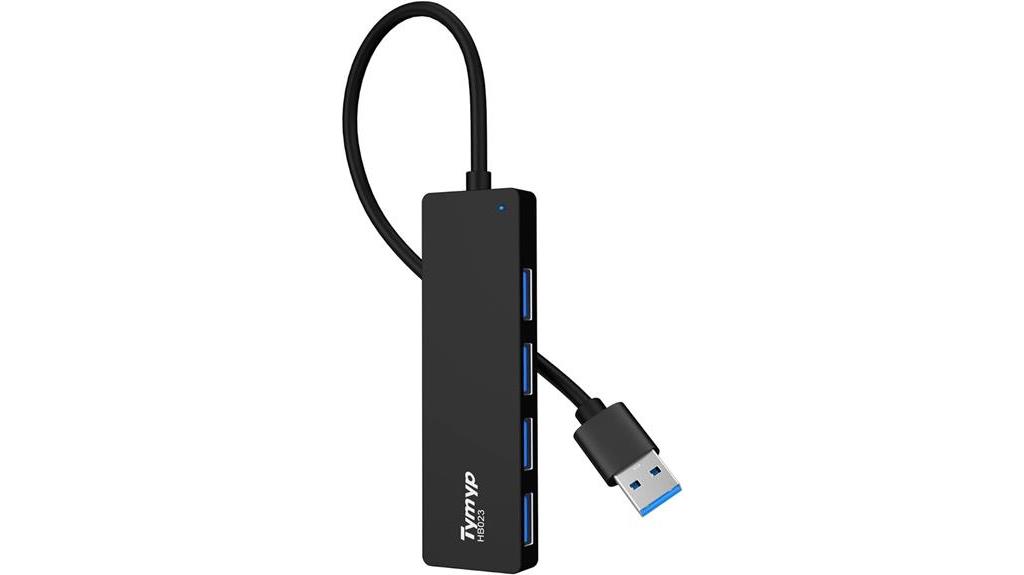 efficient 4 port usb hub