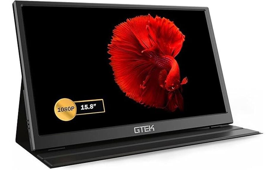 enhanced portable monitor experience