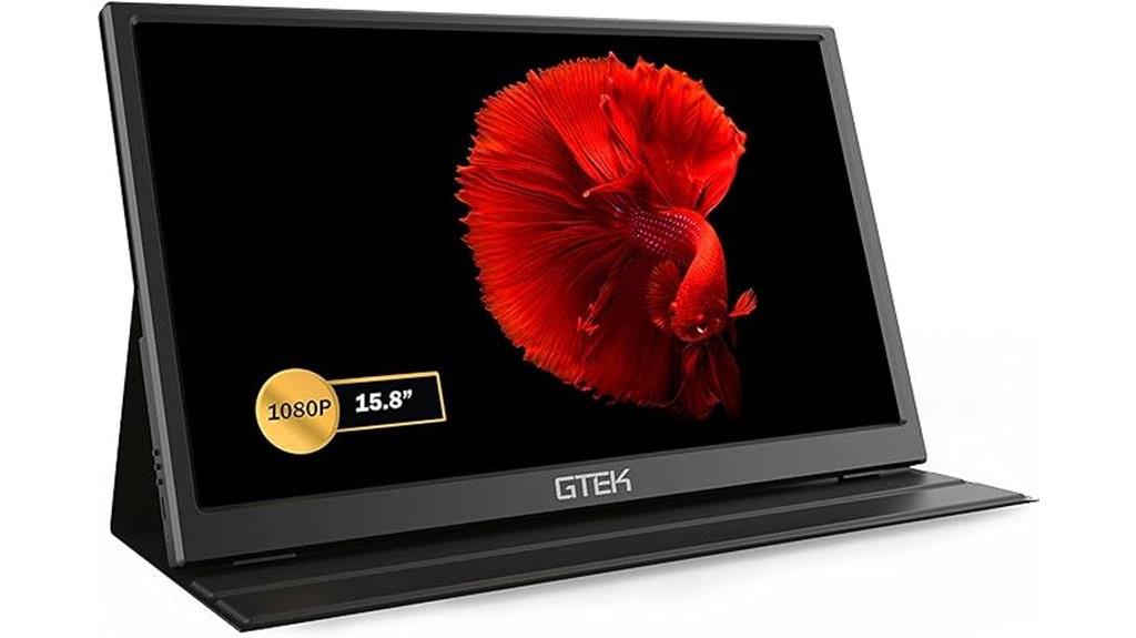 enhanced portable monitor experience