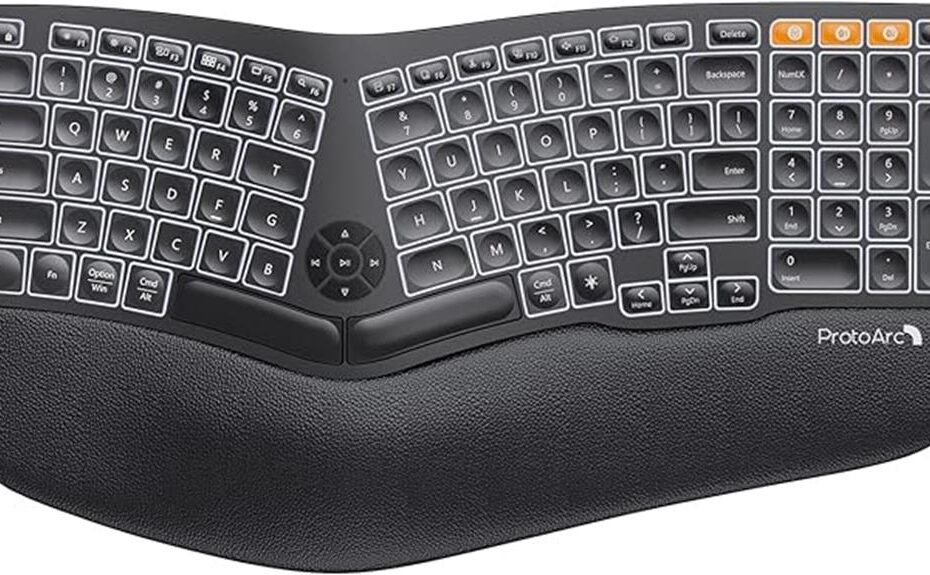 ergonomic backlit keyboard review
