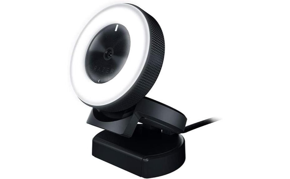 high definition webcam with ring light