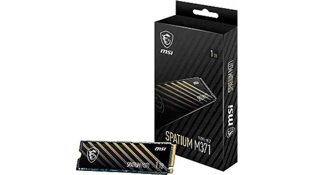 high performance msi spatium m371