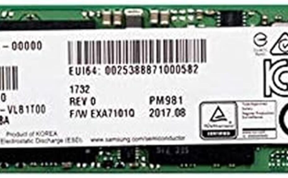 high performance samsung pm981 ssd